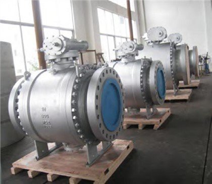 Válvula de bola montada en Trunnion